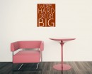 Work Hard Quotes Wall Art Stickers